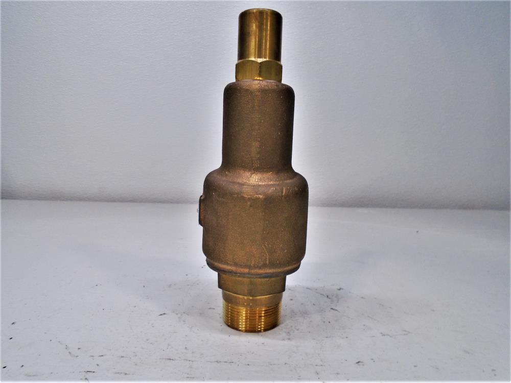 Aquatrol 69 Series 1-1/2" x 1-1/2" Steam Safety Relief Valve, 93PSI, Bronze